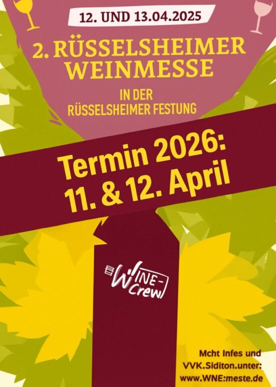 WINE-messe Update 2026 WINE-messe Update Termin 2026: 11. & 12. April